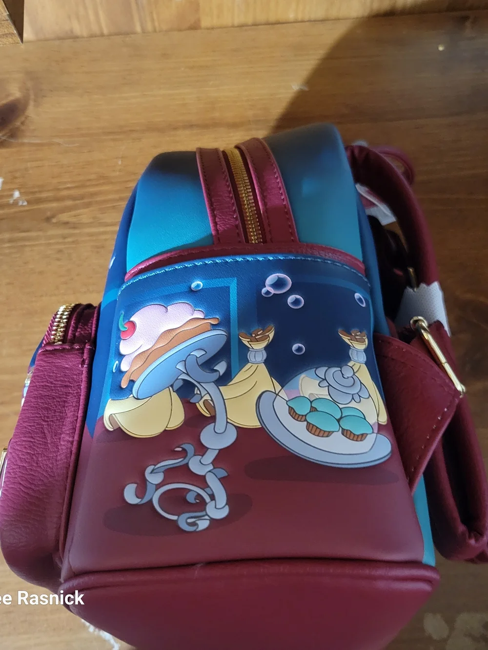 Loungefly Uk disney Store Exclusive Beauty And The Beast Mini Backpack.